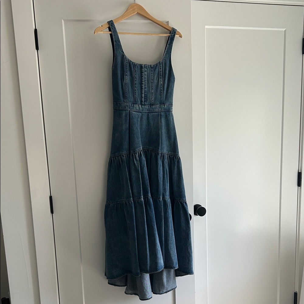 Alice + Olivia liana vintage vlue long dress - Picture 6 of 10
